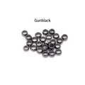 Close-up of gunblack metal spacer beads for DIY jewelry making and bracelet assembly - 3mm (ai-200 Pieces/Pack) / Gun Black