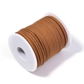 Bruine suède koord spoel voor DIY handwerk en cadeauverpakking, zachte fluwelen textuur - Bruin (3#)