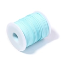 45m lichtblauw imitatie suède koord op witte spoel voor DIY sieraden en geschenken - Muntgroen (4#)