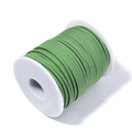 Rol levendig groen imitatiesuède koord voor cadeauverpakking en doe-het-zelf sieraden - Groen (5#)
