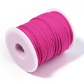 Rol van 45 meter magenta imitatie suède koord voor geschenkverpakking en sieraden - Rozerood (7#)