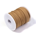 Bruin suède koord op spoel voor DIY sieraden en bloemstukken cadeauverpakkingen - Lichtbruin (9#)
