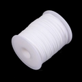 Witte 45m imitatiesuède koord rol voor DIY sieraden en geschenkverpakking decoratie - Wit (15#)