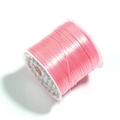 Strong stretchy light pink crystal bead cord on spool for DIY jewelry and bracelets - Pink