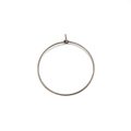 100pcs pack of antique bronze DIY earring hoops with simple hook closure - Bronze