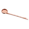 Barrette en or rose avec support rond pour la création de bijoux DIY et accessoires - Diamètre Intérieur 14mm / Or rose
