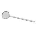 Silver plated hair clip with round bezel tray base for DIY jewelry making and crafts - White K/Silver