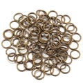 Große Menge antike bronzefarbene Biegeringe für DIY-Schmuck und Bastelbedarf - Bronze