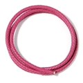 Rose red 6mm braided PU leather cord material for DIY handmade woven bracelets - Rose Red