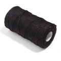 100m roll of 2mm black 3-strand jute twine for DIY crafts and gift wrapping decor - Black