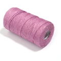 Single roll of 2mm lavender 3-strand jute twine for DIY crafts and gift wrapping - Light Purple