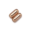 Magnetverschluss aus poliertem Roségold für DIY-Lederarmbänder und Schmuckzubehör - Poliertes Roségold