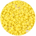 Polished yellow glass seed beads for DIY jewelry and beaded accessories, 1000 pieces pack - 1000 Pieces/Pack (2.5mm) / Yellow