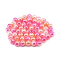 Cuentas redondas degradadas en rosa y melocotón para hacer joyas artesanales - 3mm (400 Piezas/Paquete) / Rosa fuerte