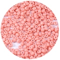 Pastel pink 2-3mm glass seed beads with a polished glossy finish for DIY jewelry crafts - 1000 Pieces/Pack (2.5mm) / Orange Pink