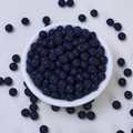 Mini bacche blu scuro simulate per artigianato fai-da-te e decorazioni per capelli - Mirtillo