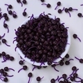 Mini ciondoli a ciliegia in resina viola scuro per artigianato fai-da-te e capelli - Ciliegia Viola