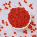 Ciondoli ciliegia in resina rossa traslucida per accessori fai-da-te e decorazioni creative - Ciliegia Rossa