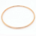 Eleganter minimalistischer 18 Karat vergoldeter 2 mm dünner Armreif in Roségold-Optik - 1 Stück / Roségold / Innendurchmesser 55mm