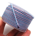 Pink and blue twisted dragon pattern cord on clear spool for DIY jewelry making - 2.7mm (10m/Roll) / Pink and Blue Style (8)