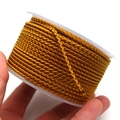 2.8mm golden brown braided dragon cord on spool for DIY jewelry and crafts - 2.7mm (10m/Roll) / Dark Brown