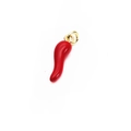Red chili pepper pendant with golden ring for bracelets and jewelry making - Red Chili Shape (8#)