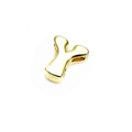 Polished 14K gold plated letter Y alphabet charm bead for DIY bracelets and necklaces - Letter Y