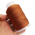 Cordón metálico rojo dorado en carrete para joyería DIY y proyectos de bordado - Mezcla Oro Rojo