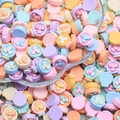 Mini macaron resin cartoon accessories for DIY phone cases and craft jewelry making - Fan