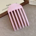 Chic pink volumizing hair clip for natural lift and stylish daily hair styling - Hair Clip - Pink - Large