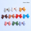 Bunte Harzschleifen 31mm x 20mm für DIY-Haarspangen und Schmuckherstellung-Zubehör - Mischfarbe - Mittlere Lange Schleife