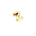 14K gold plated minimalist letter Z pendant charm for DIY jewelry bracelets and necklaces - 14K Gold / Letter Z