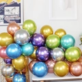 Vibrant metallic balloon set in gold, silver, and rose gold for festive party decoration - Multicolor
