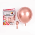 Set palloncini in lattice oro rosa metallizzato 10 pollici per nozze e feste di compleanno - Oro rosa
