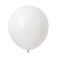 Palloncino in lattice bianco opaco spesso da 18 pollici per decorazioni per feste - Bianco