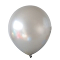 Glossy 18-inch metallic silver chrome balloon for wedding and party decorations - Silver