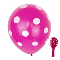 Thickened rose red polka dot latex balloon for wedding and party decorations - Rose Red