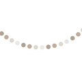Ghirlanda di cerchi marroni vintage da 4m per decorazione festa bimbi minimalista - Stile Corto / Marrone Retrò