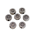 Retro-Sonnenblumen-Silberlegierungsperlen für DIY-Schmuckherstellung und Zubehör - Sonnenblumenform-Stil (1#) / 6*3mm