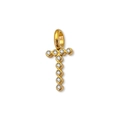 Elegante ciondolo lettera T oro con zirconi scintillanti per collana fai da te gioielli - Lettera T (ZP50399) / Oro 14K