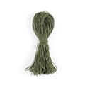 Army green 1mm braided waxed thread for DIY jewelry making and handmade crafts - 66 Meters/Pack / Army Green