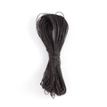 Dark brown 1mm waxed polyester cord for DIY jewelry making and handmade braiding - 66 Meters/Pack / Chocolate