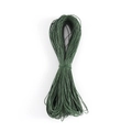 Cordino cerato intrecciato verde scuro 1mm per gioielli fai-da-te, rotolo da 66m - 66 Metri/Confezione / verde scuro