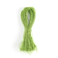 Cordino cerato intrecciato verde erba da 1mm per gioielli fai-da-te e artigianato, 66m - 66 Metri/Confezione / verde chiaro