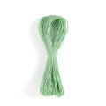 Cordino cerato intrecciato verde chiaro da 1mm per gioielli fai da te, rotolo da 66m - 66 Metri/Confezione / Verde Macaron