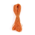 Cordino cerato arancione brillante da 1 mm per gioielli fai-da-te e lavori manuali - 66 Metri/Confezione / Arancione