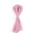 Bobina di cordino cerato intrecciato rosa da 1mm per artigianato fai-da-te e gioielli - 66 Metri/Confezione / Rosa