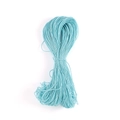 Cordino cerato intrecciato azzurro 1mm per creazione gioielli fai da te e bracciali - 66 Metri/Confezione / Celeste