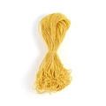 Corda in cera intrecciata giallo brillante da 1 mm per bigiotteria e artigianato - 66 Metri/Confezione / Giallo