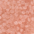 Transparente zartrosa Glasperlen in Rondellform für DIY-Schmuck und Handyketten - 50 Stück (3x6mm) / Hellrosa